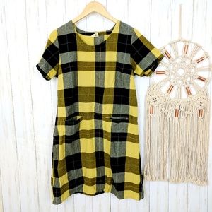 Mata Traders Plaid Shift Dress